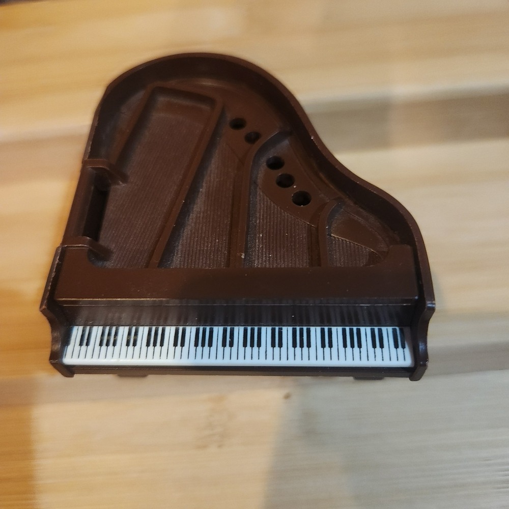 Vintage 1977 Fisher Price Plastic Dollhouse Piano Furniture Toys MCM Hong Kong
